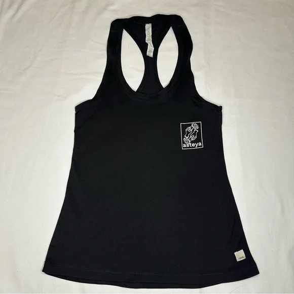 Vuori Raceback Tank Top Asteya Workout Athletic Gym Running Black Tank Top XS - Picture 1 of 8
